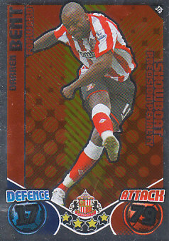 Darren Bent Sunderland 2010/11 Topps Match Attax Showboat #375